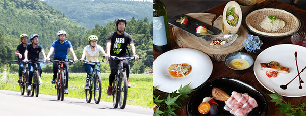 Terroage Akiu bicycle tour