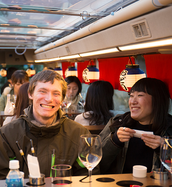 Sendai Pageant of Starlight onboard the Restaurant Bus & Shiogama presented by 