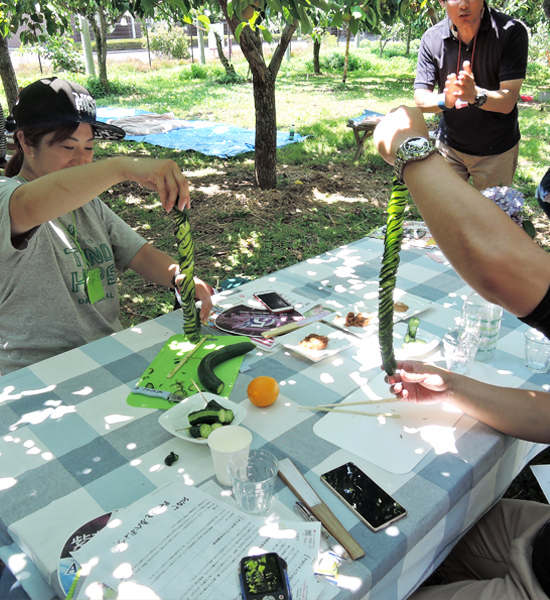 Picnic with Sake at Abe Noen Farm