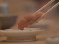 The pairing of Japanese sake and sushi 