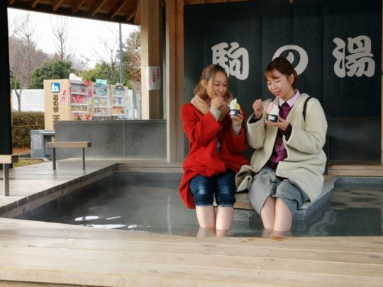 道の駅天童温泉足湯